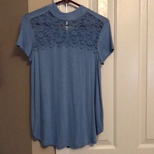 Blue Lace Shirt